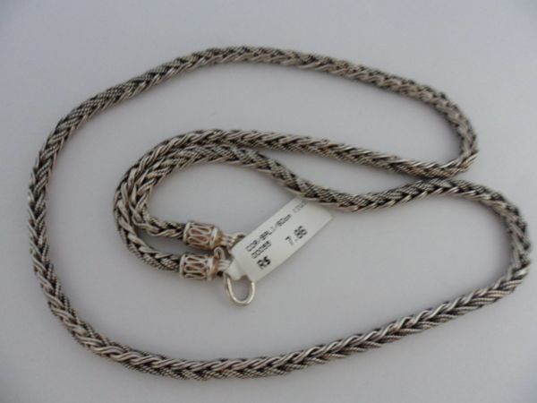 CORRENTE DE PRATA BALI/60CM CB 2077505