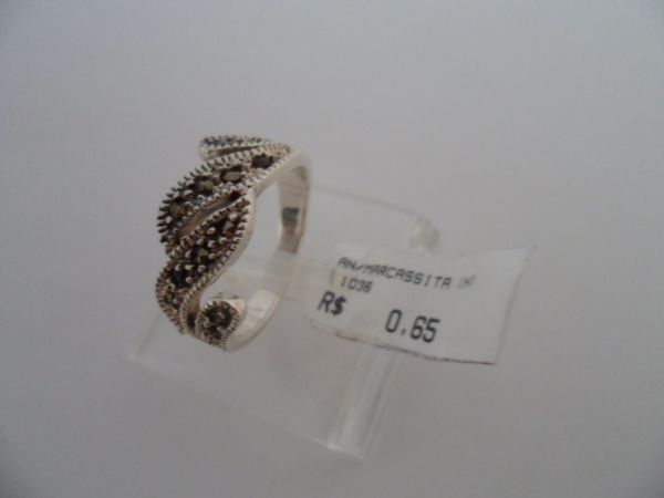 ANEL DE PRATA MARCASSITA TRANÇA CB 2073491