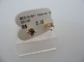 BRINCO FOLHADO A OURO  CHUVEIRO 4MM CB 9000