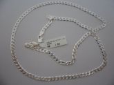 CORRENTE EM PRATA GRUMET 4,5 MM 60CM  CB 2072302