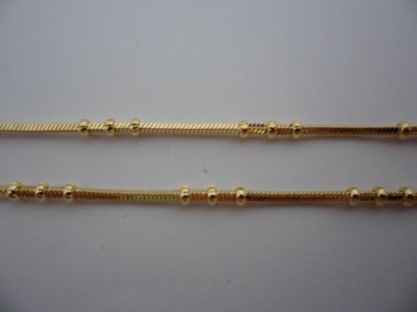 CORRENTE BANHADA 3 BOLINHAS 45CM CB 501345