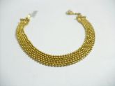 Pulseira Dourada Est Bolinhas cb 2099409