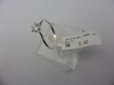 ANEL DE PRATA ZIRCONIA SOLITARIO FINO  CB 11005