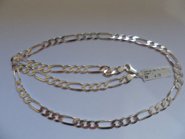 CORRENTE DE PRATA 3X1 60CM CB 2072296