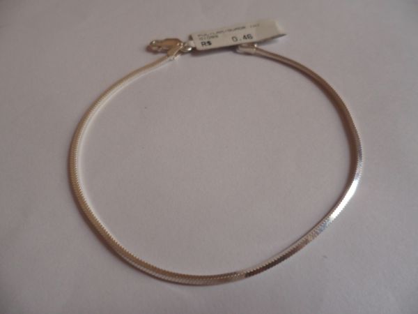 Pulseira de prata Laminada Quadrada  CB 2074139