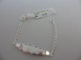 PULSEIRA DE PRATA CHAPA OVAL Infantil CB 2079073