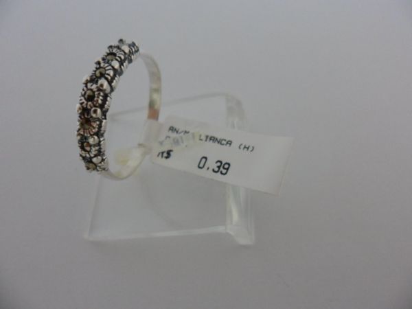 ANEL DE PRATA MARCASSITA ALIANÇA CB 1439154