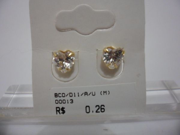 BRINCO FOLHADO A OURO D11 16  CB 2089294