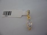 PINGENTE FOLHADO A OURO P.LUZ OLHO CB 2301