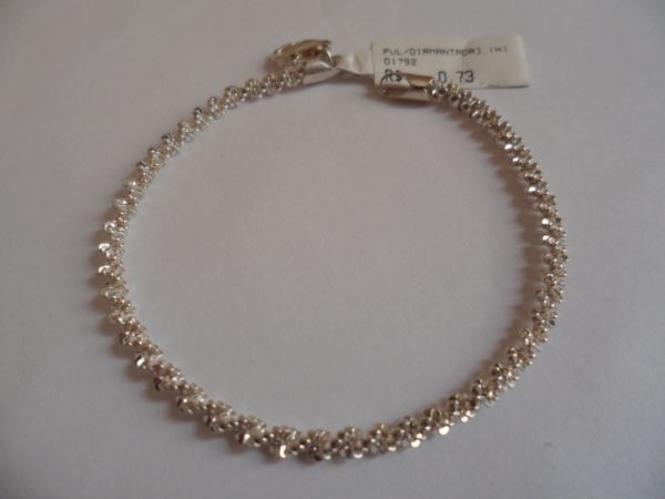 PULSEIRA DE PRATA DIAMANTADA  CB 2083025