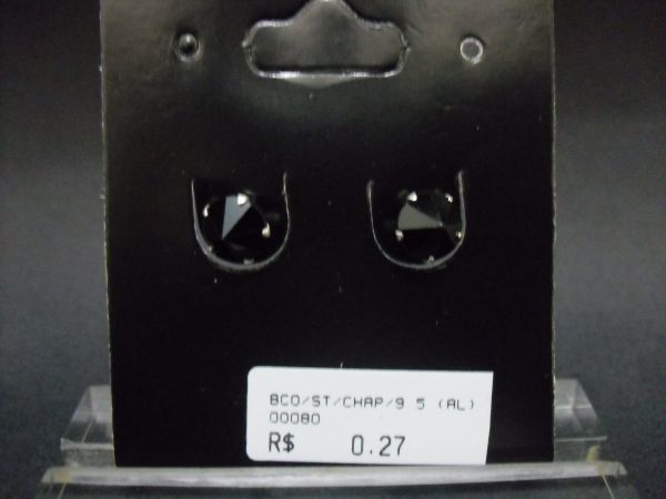 Brinco Prata Chapéu Color CB 2093680