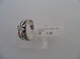 ANEL DE PRATA ZIRCONIA ENVELHECIDO LAÇO  CB 49302