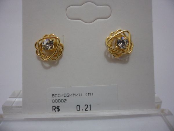 BRINCO FOLHADO A OURO D3 10  CB 2089201