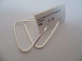 BRINCO DE PRATA ARGOLA TRIANGULAR  CB 2086620