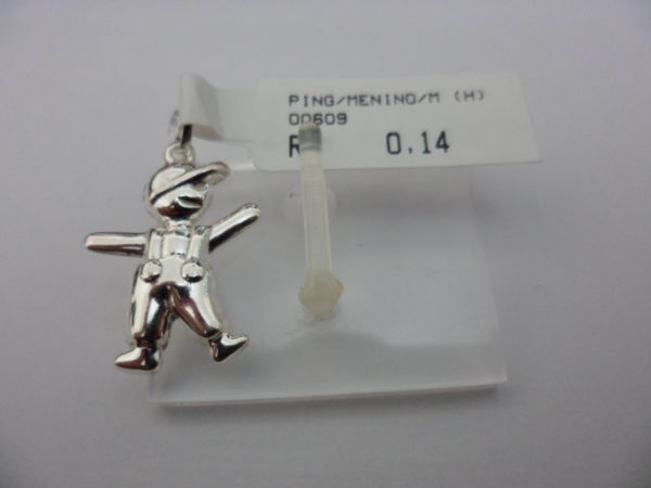 PINGENTE DE PRATA MENINO MEDIO  CB 2068060