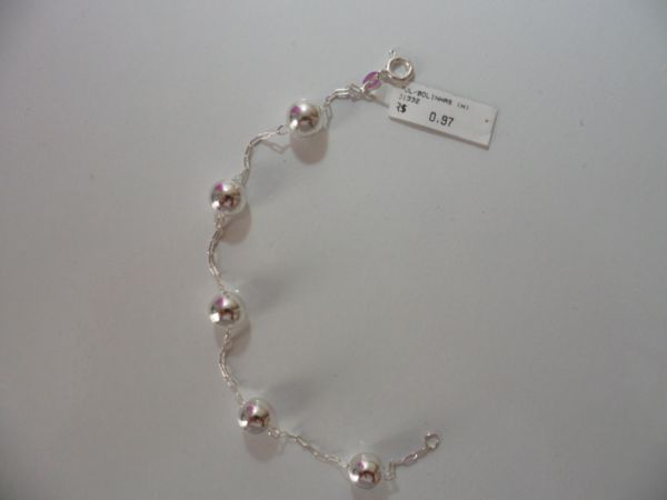 Pulseira de Prata 5 Bolas CB  2077208