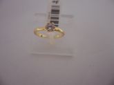 ANEL FOLHADO A OURO INF SOLITARIO 31502