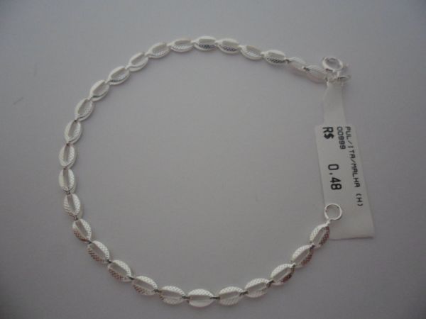 Pulseira de Prata Malha   CB 2072401