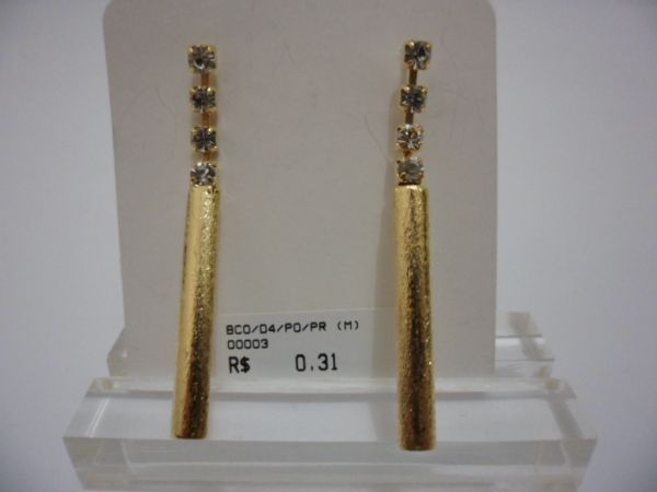 BRINCO FOLHADO A OURO D4 16  CB 2089218