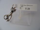 PINGENTE DE PRATA GATO ENVELHECIDO CB 35980186