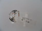 ANEL DE PRATA ZIRCONIA QUADRADO  CB 7101
