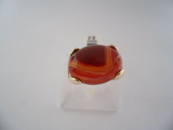 ANEL FOLHADO A OURO OVAL 1100531