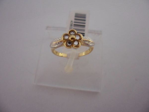 ANEL FOLHADO A OURO INF FLORZINHA 43802