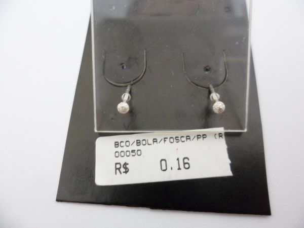 BRINCO DE PRATA BOLA FOSCA  CB 2080390