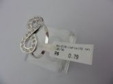 ANEL DE PRATA ZIRCONIA INFINITO  CB 25505
