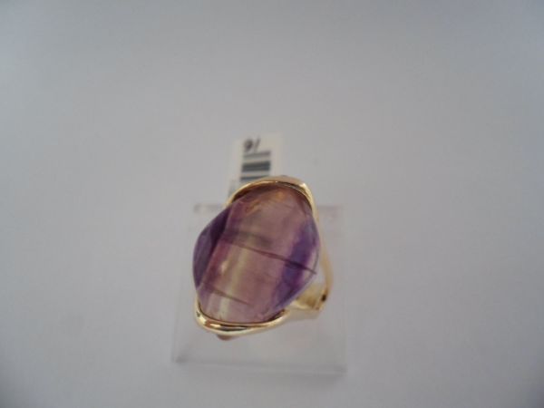 ANEL FOLHADO A OURO PEDRAS 1100531
