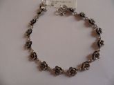 PULSEIRA EM PRATA BALI FLOR/M  CB  2060927