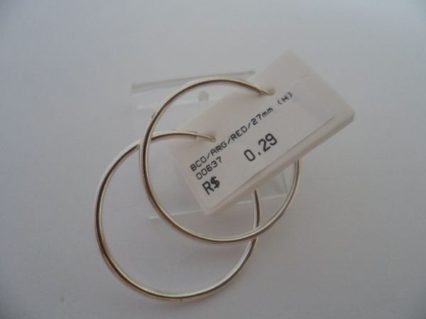 BRINCO DE PRATA ARGOLA 27MM CB 2068473