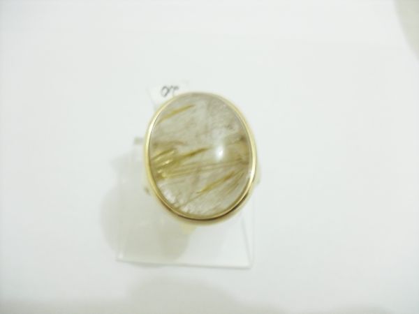 ANEL FOLHADO A OURO PEDRAS CB 2093550