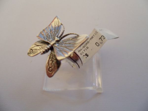 ANEL DE PRATA BORBOLETA ARTICULADA  CB 2082271