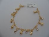 PULSEIRA FOLHADA STRASS ESTRELA CB 1700