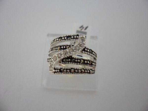 ANEL EM PRATA ZIRCONIA MARCASSITA S CB 2081021