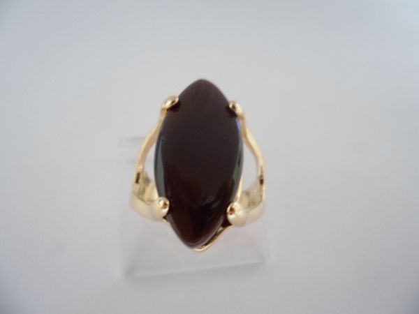 ANEL FOLHADO A OURO OLHO 1100531