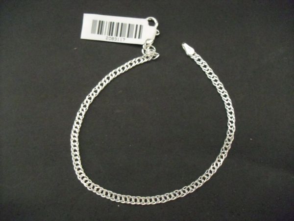 Pulseira Prata Elos Duplos 3mm cb 2083117 o
