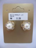 BRINCO FOLHADO A OURO PEROLA 2089171