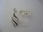 PINGENTE DE PRATA 925 ZIRCONIA MARCASSITAS DUPLO  CB 3200607