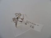 ANEL DE PRATA ZIRCONIA LACINHO  CB 9900