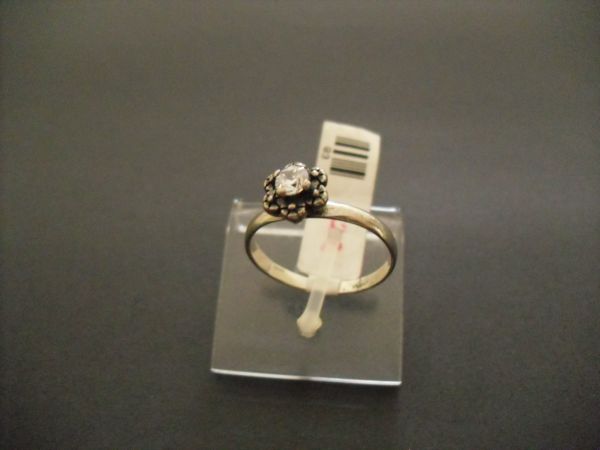 ANEL DE PRATA ZIRCÔNIA MARCASSITA ROSA  CB 33