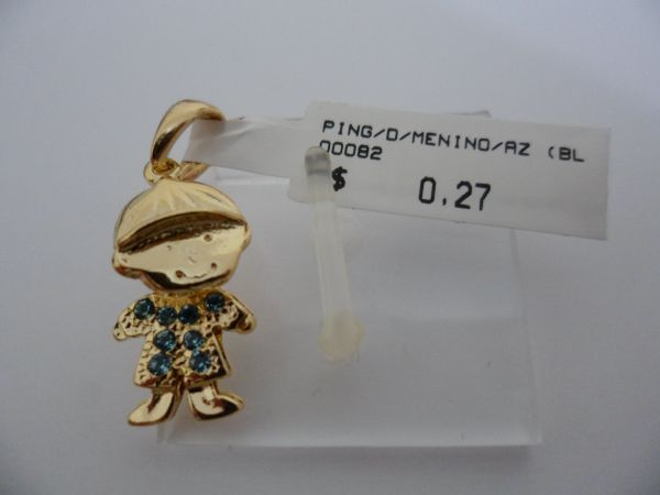 PINGENTE FOLHADO A OURO MENINO CB 50011