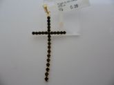 PINGENTE FOLHADO A OURO CRUZ CB 16019