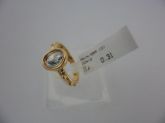 ANEL FOLHADO A OURO NOSSA SENHORA CB 680172