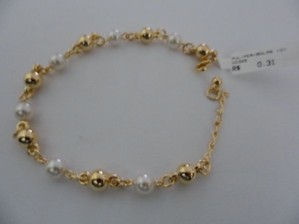 PULSEIRA FOLHADA/PEROLAS/BOLAS CB 181926