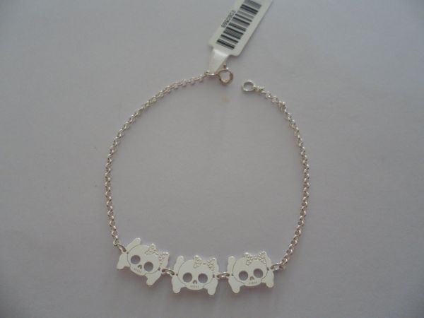 Pulseira Prata Infantil Monster High 2060569 ok