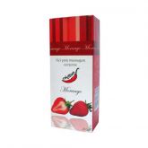 Gel para massagem corporal Morango 30ml Chillies
