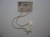 BRINCO EM PRATA PENDENTE FLOR CB 2070582
