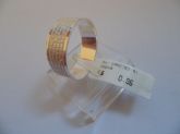 ANEL DE PRATA BRANCA ORAÇOES CB 30507